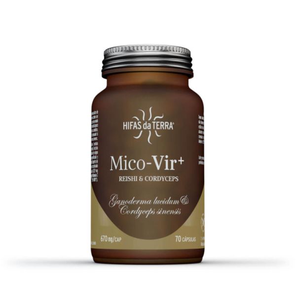 Mico - Vir+ Vitamin C - Reishi och Cordiceps 70 kapslar