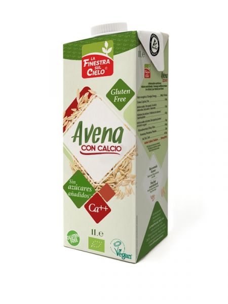 Latte D'avena Con Calcio 1 L - FINESTRA SUL CIELO