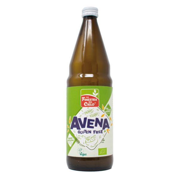 Biologische glutenvrije havermelk van glas 750ml Doos 6 Eenheden