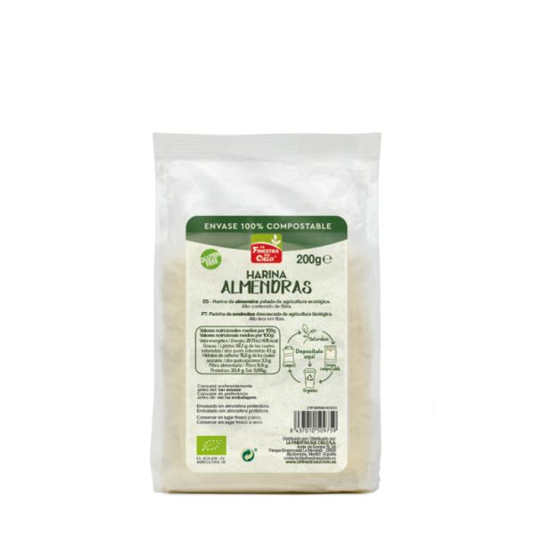 Organic Almond Flour 200g - FINESTRA SUL CIELO