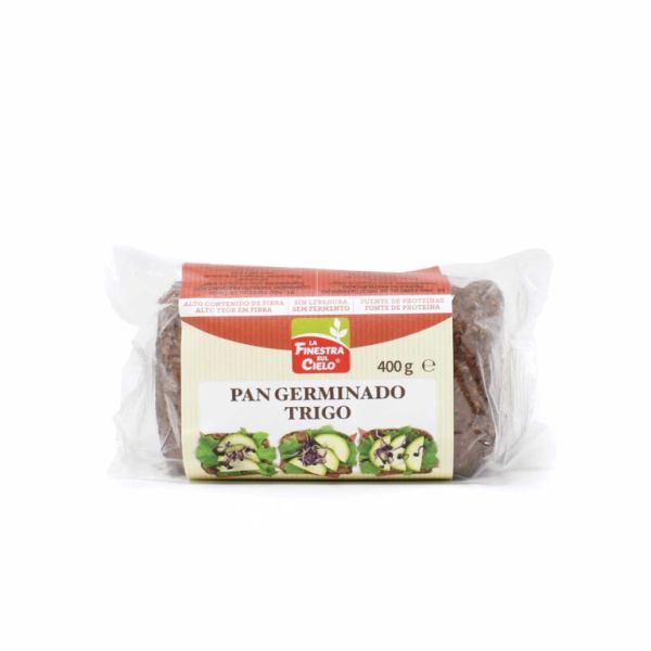 Biologisch gekiemd tarwebrood 400g