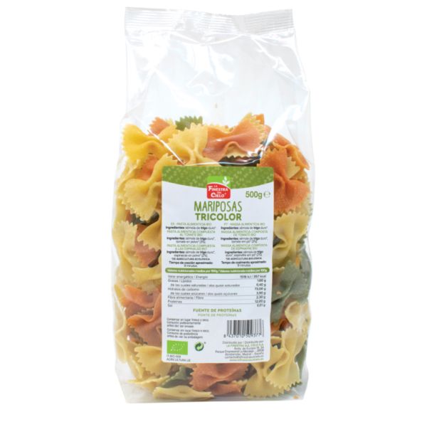 Farfalle Tricolori Biologiche 500g