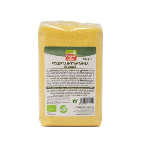 Bio-Instant-Polenta 500g - FINESTRA SUL CIELO