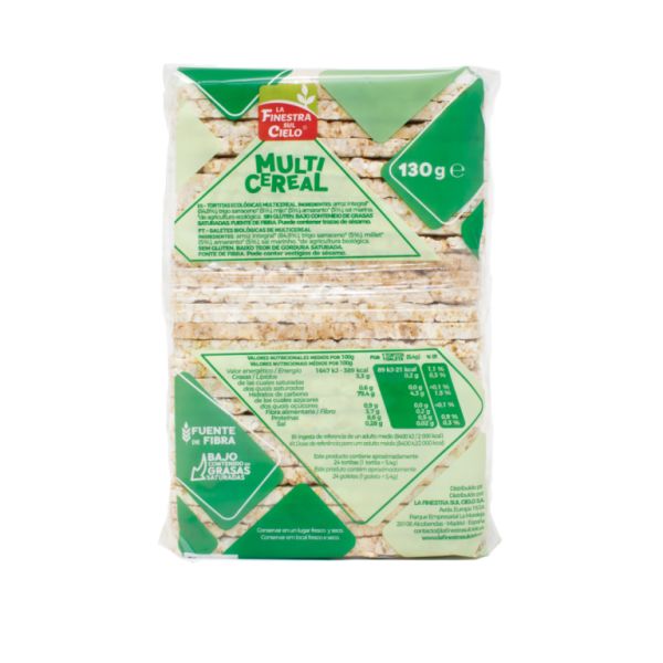 Panquecas de Arroz Multigrãos Bio 130g