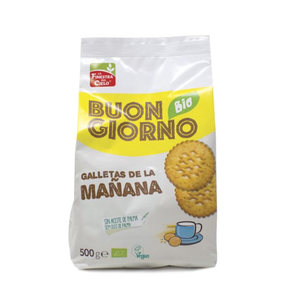 Biscoitos Manhãs Bio 500g - FINESTRA SUL CIELO