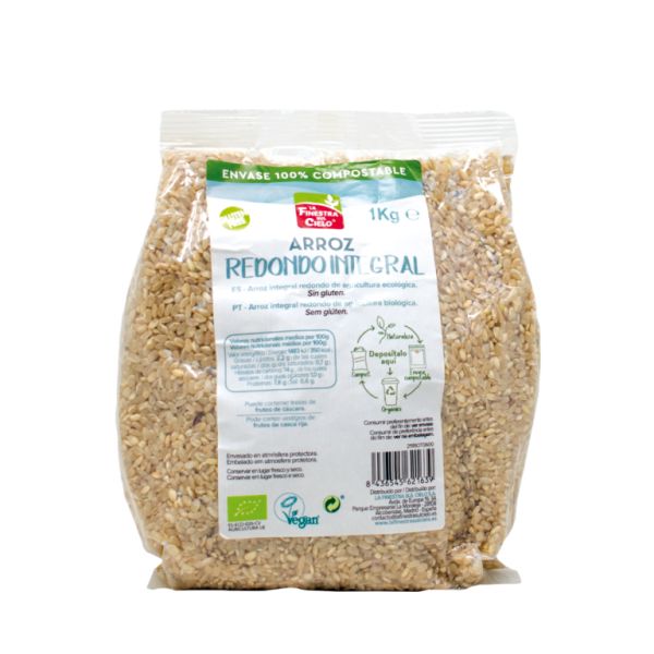 Arroz Integral Redondo Bio 1Kg - FINESTRA SUL CIELO