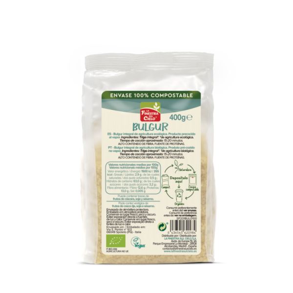 Biologische bulgur 400g - FINESTRA SUL CIELO