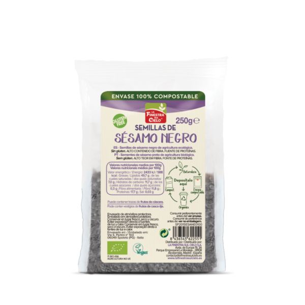 Sèsam Negre Bio 250g - FINESTRA SUL CIELO