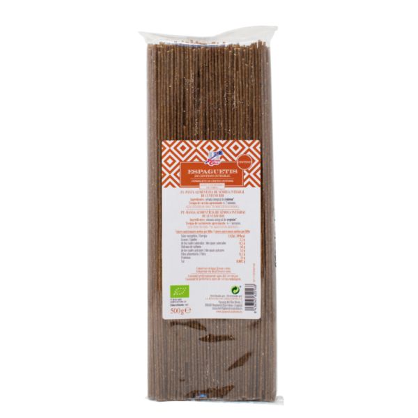 Spaghettis de Seigle Bio au Blé Entier 500g