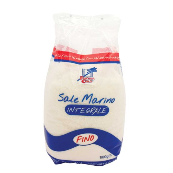 Fijn heel zeezout 1 kg - FINESTRA SUL CIELO