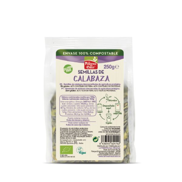 Graines de Courge Pelées Bio 250g