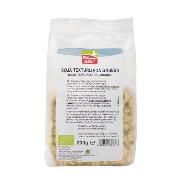 Graines de soja à texture grossière biologique 200 g