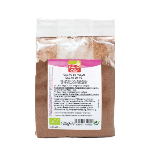 Cacao en Polvo Bio 125 g - FINESTRA SUL CIELO