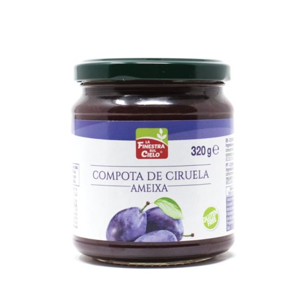 Compota Ciruela Bio 320 g - FINESTRA SUL CIELO