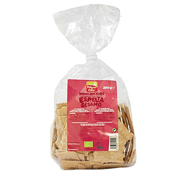 Mini Crackers Con Farro Integrale E Sesamo