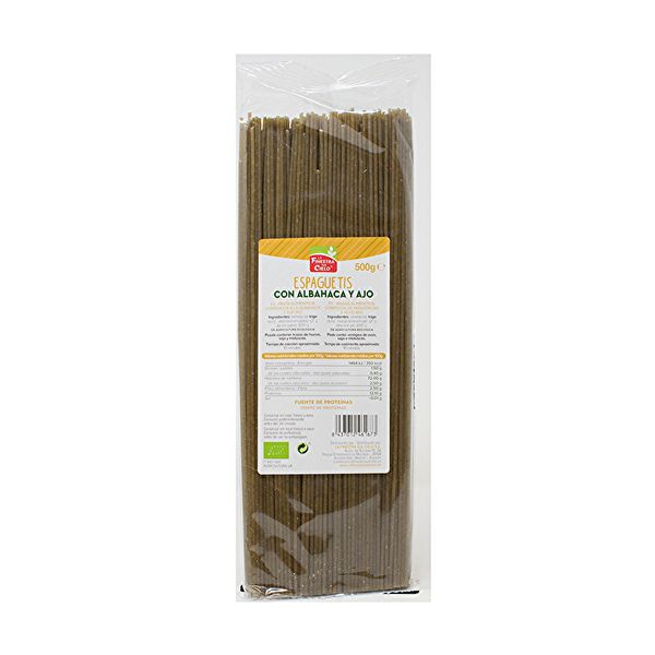 Ekologisk basilika och vitlöks spaghetti 500 g