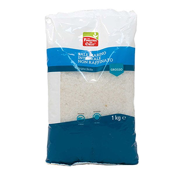 Coarse Whole Sea Salt 1 Kg - FINESTRA SUL CIELO