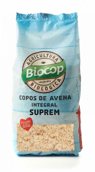 Copos Avena Integral Suprem 500 g - BIOCOP