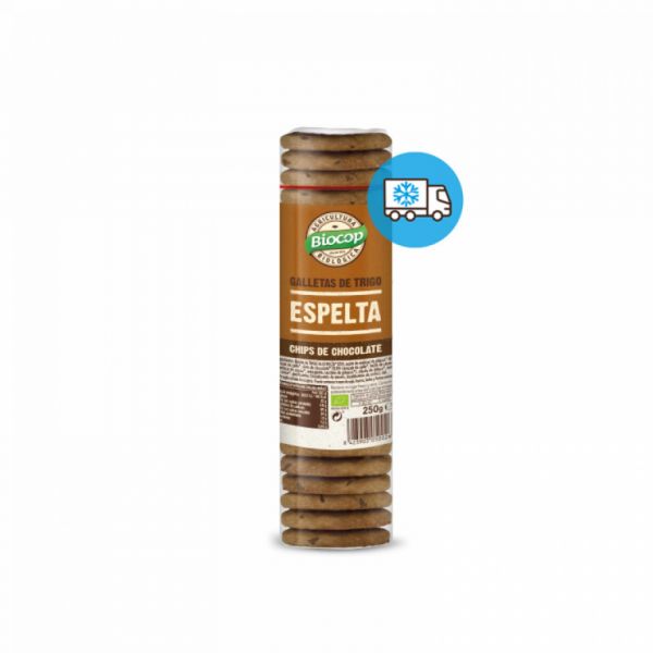 Biscoito Choco Chip de Espelta 250 g - BIOCOP