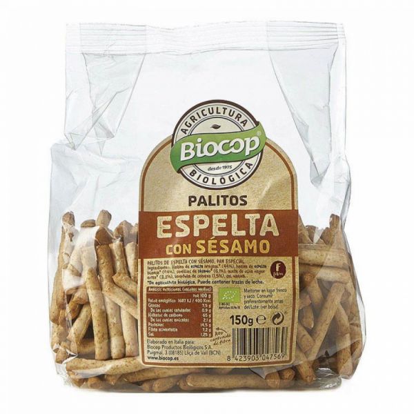 Bastoncini di Farro e Sesamo 150 g - BIOCOP