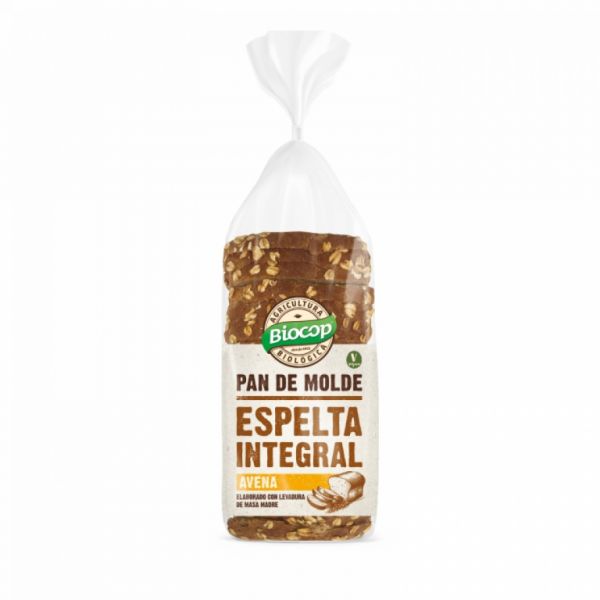 Pan Molde Espelta Integral Avena 400 g - BIOCOP