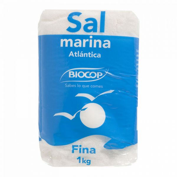 Fine Atlantic Sea Salt 1 Kg - BIOCOP