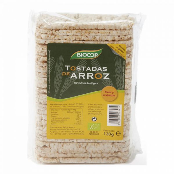 Toasts Rice 130 g - BIOCOP