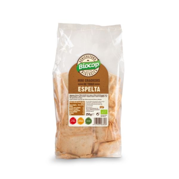 Mini Crackers Blat Espelta 250 g - BIOCOP