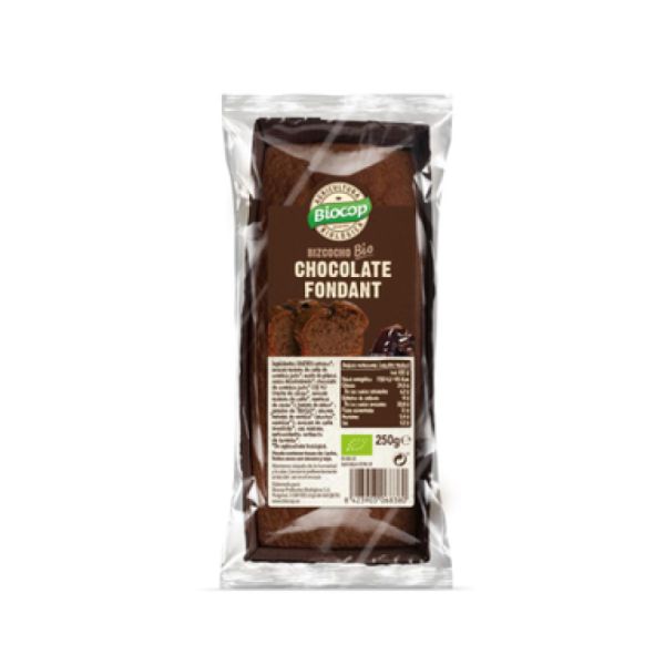 Bizcocho Chocolate Fondant 250 g - BIOCOP