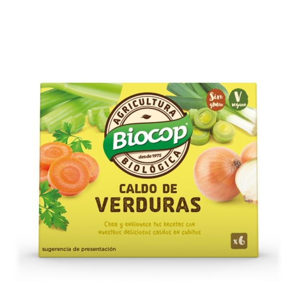 Cubes de Bouillon de Légumes 6 X 10 g - BIOCOP