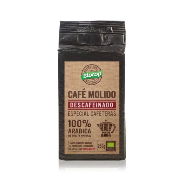 100% Arabica ground decaffeinated coffee 250 g