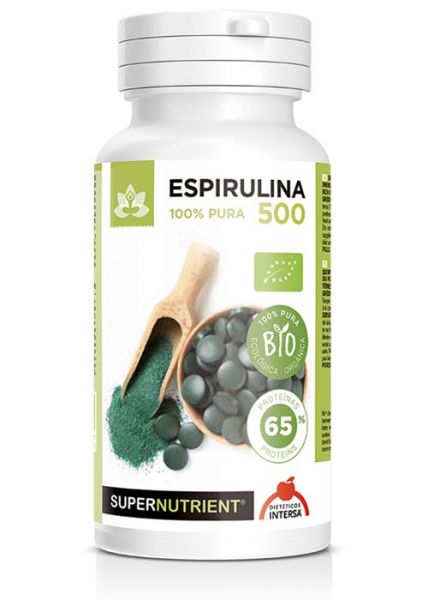 Espirulina 500 mg 180 comprimidos - INTERSA