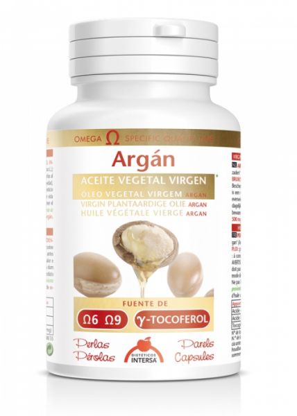 Aceite Vegetal Argán 80 perlas - INTERSA