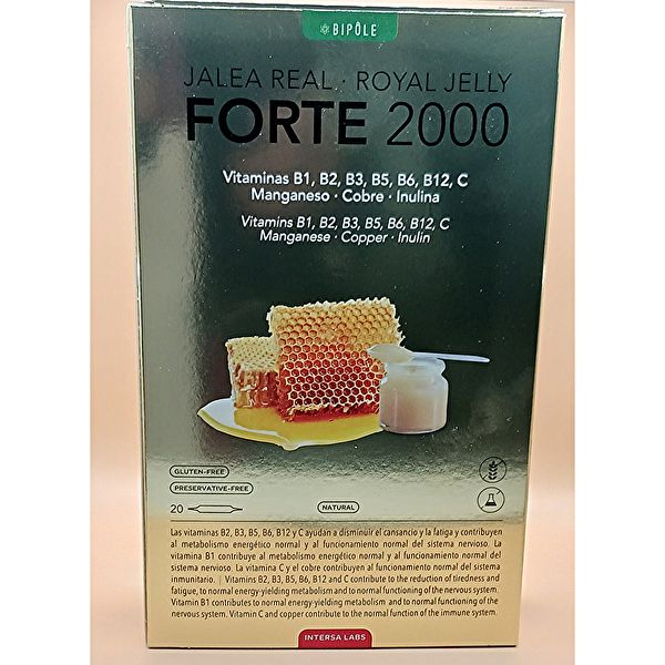 Bipole Gelée Royale Forte 2000 20 ampoules Img 4