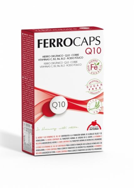 Ferrocaps Q10 60 cápsulas - INTERSA