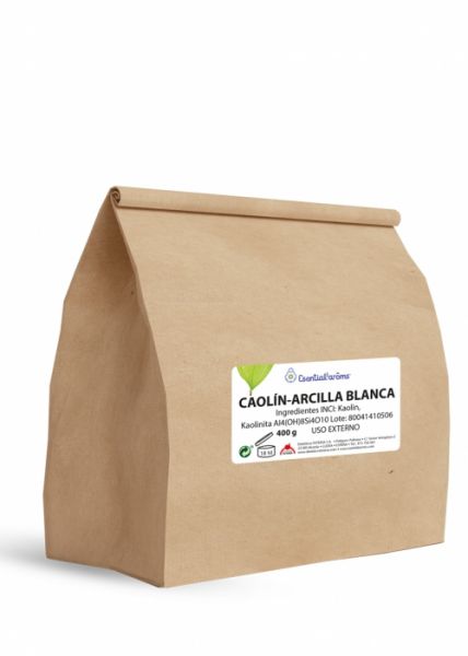 Arcilla Blanca Kaolín 400 g - ESENTIAL AROMS