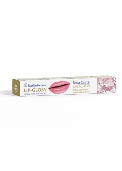 Brilho Labial Rosa Cristal 3 ml - ESENTIAL AROMS