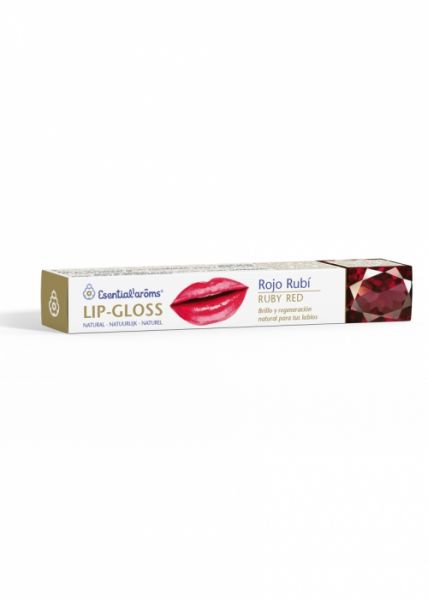 Brilho Labial Vermelho Rubi 3ml - ESENTIAL AROMS