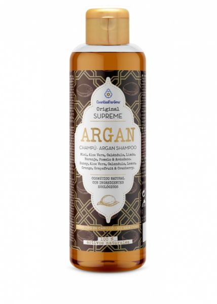 Argan Shampoo Supremo 200ml - ESENTIAL AROMS