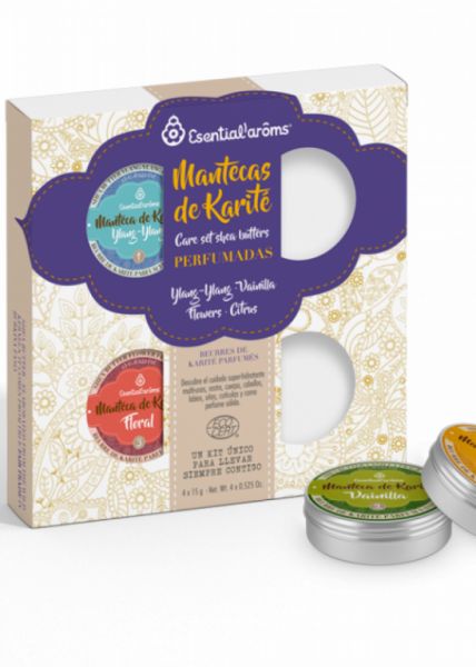 Manteca Karité Perfumada Pack 4 - ESENTIAL AROMS