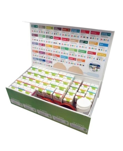 Wissenschaftliche Aromatherapie-Kit-Box