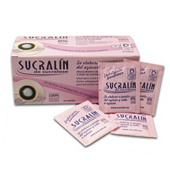 SACHETTES DE SUCRALINE PAQUET 50 UNITÉ - SUCRALIN