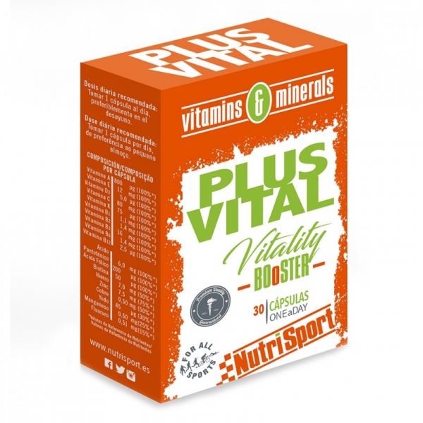 PLUS VITAAL 30 Caps - NUTRISPORT