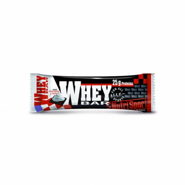 Whey Bar Cream Caixa 12 unidades - NUTRISPORT