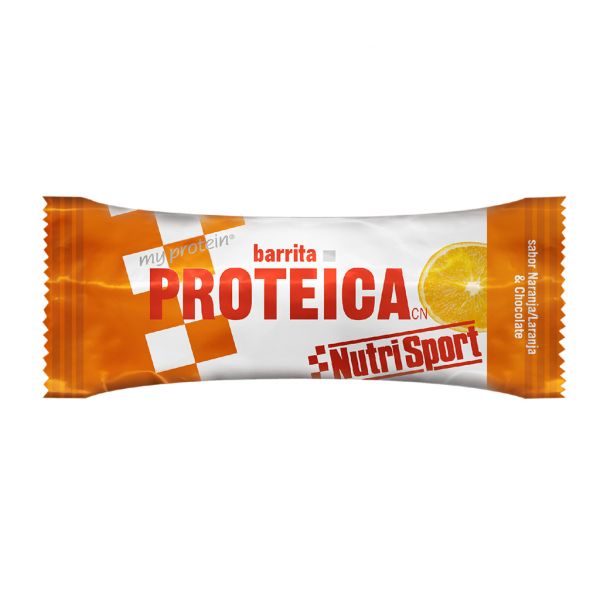 Barrita Proteica Naranja Caja 24 Unidades