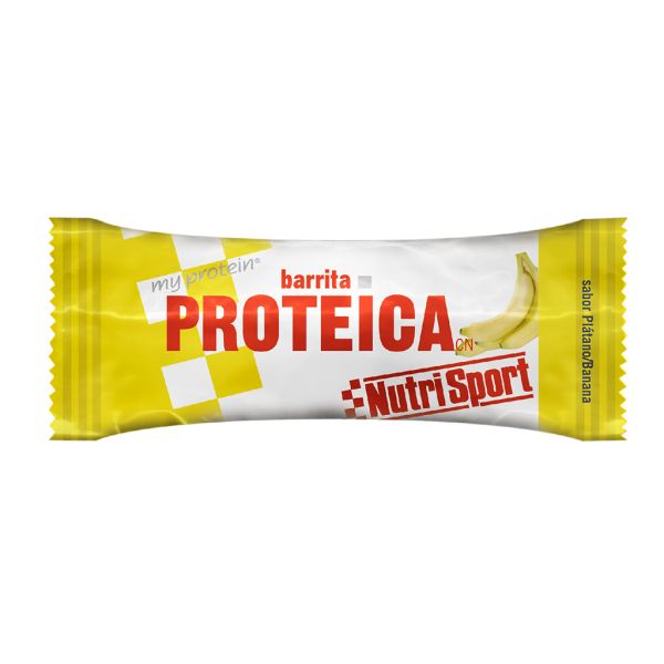 Banana Protein Bar Box 24 Units - NUTRISPORT