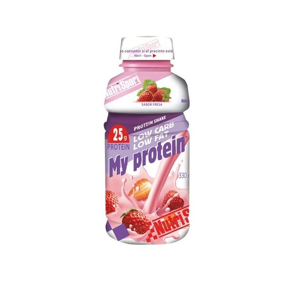 My Protein Strawberry Drink 330 ml - NUTRISPORT