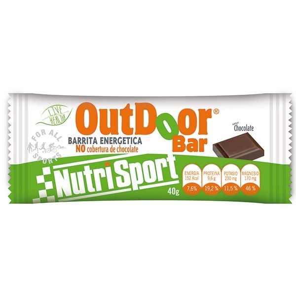 Barrita Outdoor Chocolate 40 g Caja 20 Unidades