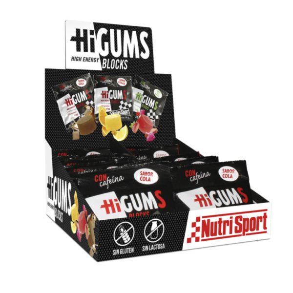 Higums With Caffeine Cola Flavor Bag - NUTRISPORT