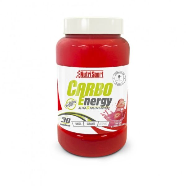 CARBO ENERGIE POT 1650 gr AARDBEI - NUTRISPORT